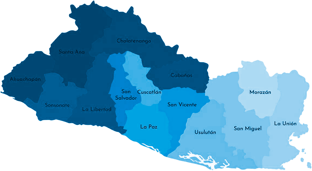 Mapa de El Salvador